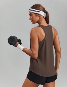 Débardeur classique pour femmes, sans manches, vêtements décontractés d'été, tissu en jersey de coton doux et extensible, confortable et respirant, vêtements pour femmes - Product Image 4