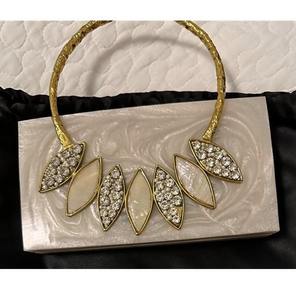 Bolso de Mano de Resina Transparente Pulida de Primera Calidad, Ecológico, para Mujer, para Fiestas Nocturnas, Bolso de Lujo para Bodas - Product Image 2