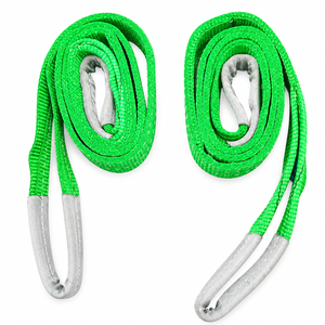 Sangle de levage en polyester haute résistance 2 plis de 50 mm à prix avantageux avec facteur de sécurité 8:1 pour le levage, la traction et le transport de marchandises lourdes - Product Image 5