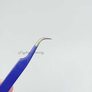 Pince à épiler d'extension de cils de qualité supérieure avec nouveau Design pince à épiler à poignée en forme de coeur pince à épiler en acier inoxydable - Product Image 5