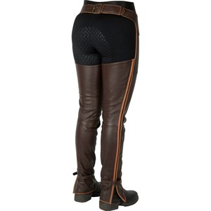 Guêtres complètes en cuir véritable de qualité supérieure, unisexe, vente en gros, équipement de protection pour l'équitation, personnalisable - Product Image 3