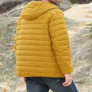 Customized Hot Sale Breathable <b>Warm</b> Wholesale Vintage Puffer Jacket High Quality 100% Nylon Stand Collar Hooded Winter Jacket - Product Image 6