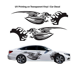 Calcomanía de Vinilo Transparente Impresa con UV Personalizada para Publicidad y Promoción de Vehículos - Product Image 6