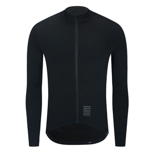 Custom Wholesale New <b>Men's</b> Long Sleeve Zipper Cycling Wear Bicycle Mountain <b>Bike</b> Breathable Jersey - Product Image 1
