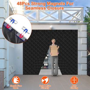 Cortina Magnética Aislante Térmica para Puerta de Garaje, Pantalla Resistente a la Intemperie para Invierno con Capacidad para Dos Autos, Cierre Magnético - Product Image 4