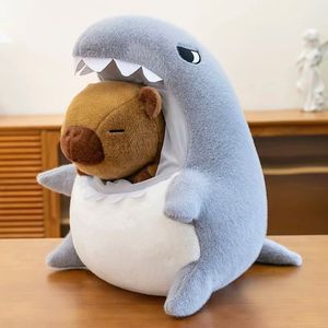 Aika Simpatico Peluche di Capibara con Cappello a Forma di Anguria, Giocattolo Morbido Creativo da Abbracciare, Regalo - Product Image 5