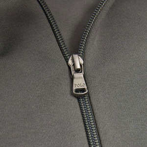 Sudadera con capucha gris sólida para hombre, con cremallera, corte regular, informal, con bolsillos - Product Image 4