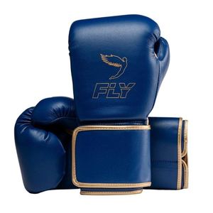 Guantes de Boxeo Personalizados OEM Azul Marino para Sparring, Entrenamiento y Combate, Guantes de Boxeo Personalizados para Equipos Fly - Product Image 5