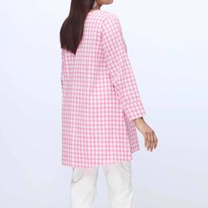 Women's XS Size Flannel <b>Checkered</b> <b>Top</b> PW3071 Single Piece Tank <b>Top</b> - Product Image 1