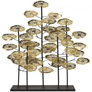 การออกแบบใหม่ที่ทันสมัยหรูหราการออกแบบทองอลูมิเนียมโลหะวินเทจประติมากรรมตกแต่งบ้านที่มีการผลิตจากอินเดีย - Product Image 6