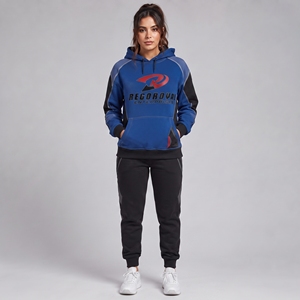 Sudadera con capucha estampada para mujer, con gráficos en relieve modernos, ligera, cálida, de silueta relajada, con bolsillo canguro y suave. - Product Image 1