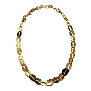 สร้อยคอแฮนด์เมดคลาสสิกแบบยูนิเซ็กซ์  โซ่เชื่อมต่อจากเขาสัตว์  ยาว 90 ซม. น้ำหนัก 80-100 กรัม ผลิตที่เมืองโฮจิมินห์ เวียดนาม  เครื่องประดับสำหรับวันครบรอบ - Product Image 1