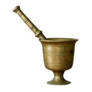 Latest Gold Polished Custom made Mortar Pestle Customized Size Mortar And Pestle For Home Kitchen Made in India - Product Image 3