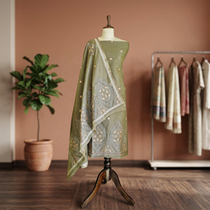 Salwar Kameez Tradicional de Algodón con Trabajo de Tejido para Mujer, Ropa de Boda de India y Pakistán, de Proveedor Indio - Product Image 5