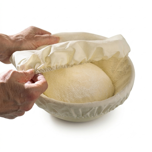 Natural Rattan Bread Proofing Basket <b>Set</b> Round & Oval Sourdough Dough Fermentation Basket with Linen Liner Wholesale OE - Product Image 1