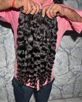 Extensions de cheveux 100% naturels indiens Remy, texture bouclée, sans nœuds, cuticules alignées, double trame machine, provenance unique