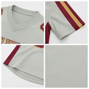 เสื้อฟุตบอลอเมริกันสำหรับผู้ชาย สไตล์ทีมแบบกำหนดเอง ระบายอากาศได้ดี เหมาะสำหรับการฝึกซ้อมและการแข่งขัน สวมใส่สบาย - Product Image 4