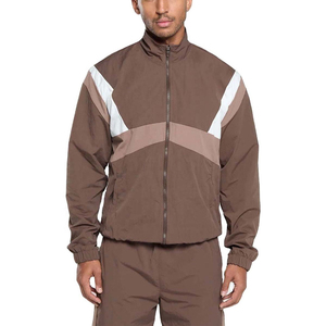 Conjunto de Chaqueta Cortavientos de Invierno con Cierre, Nuevo y Elegante Conjunto de Chaqueta Cortavientos para Hombre, Venta al Por Mayor, Conjunto de Chaqueta Cortavientos Personalizado - Product Image 1