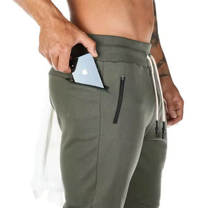 Pantalones Deportivos Ligeros de Lona 100% Algodón para Hombre, Transpirables, para Gimnasio, Senderismo, Correr, Ejercicio - Product Image 3