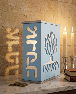 Modern Eco-friendly for Acrylic Jewish Donation <b>Box</b> for Synagogues and Community Events Tzedakah & Fundraising <b>Gift</b> - Product Image 5