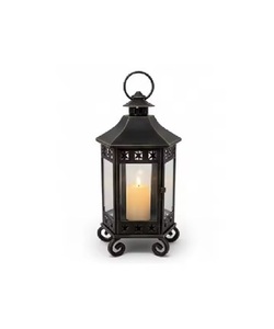 New Trending Metal & Glass <b>Lantern</b> With Matt <b>Black</b> Finish Metal Candle <b>Lanterns</b> for Outdoor & Home Decor Handmade - Product Image 1