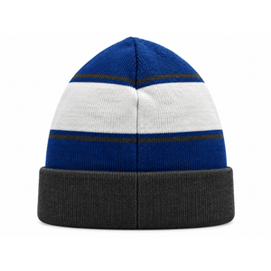 Gorro de Punto Jacquard Personalizado al por Mayor, Gorro Universitario de Invierno con Borde, Gorro Deportivo con Etiqueta Privada OEM - Product Image 2