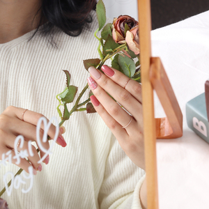 ShineB superventas tiras de uñas de gel 3D de alta calidad #45840 diseño de tweed rosa de fácil aplicación encantador artículo de moda de salón - Product Image 3