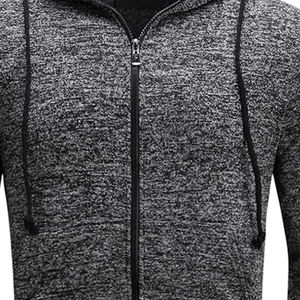 Prix bas – Nouvelle veste d'hiver décontractée à capuche pour homme grande taille, respirante, écologique et légère - Product Image 5