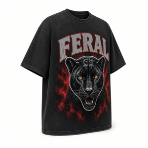 Men's Rhinestone Feral Letter <b>Black</b> <b>Panther</b> Graphic <b>T</b>-<b>Shirt</b> Short Sleeve O-Neck Street Tee - Product Image 3