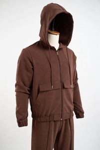 Survêtement coupe-vent d'hiver pour homme, imprimé, uni, doux, respirant, coupe régulière, haute qualité, écologique, 100% coton polyester - Product Image 6