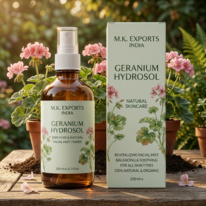 Hydrolat de Géranium, Eau Florale pour Soins de la Peau, Tonique, Qualité Cosmétique, Fournisseur en Gros - Product Image 2