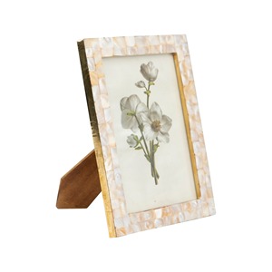Cadre photo luxueux en nacre pour salon, étagère ou table, présentoir de photos, cadre MOP, cadeau de mariage, décoration - Product Image 1
