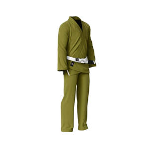 Kimono de Jiu-Jitsu Professionnel Blanc Uni 2026 – Kimono BJJ Personnalisé Bleu pour Hommes – Uniforme de Jiu-Jitsu Brésilien - Product Image 6
