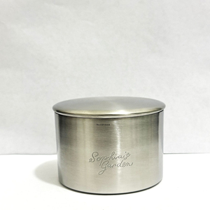 Customized Logo Mirror <b>Polished</b> Silver Metal Candle Vessel Durable Heat-Resistant Stainless Steel Aromatherapy Jar For Candle - Product Image 5