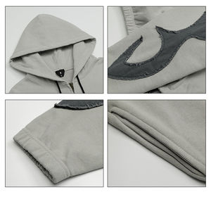 Sudaderas con capucha para hombre, con cremallera, forro polar, cálidas, informales, estilo urbano, juveniles, con impresión personalizada de alta calidad - Product Image 6
