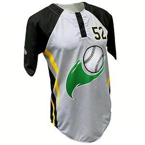 เสื้อเบสบอลแขนยาวแบบแร็กแลนคอเฮนลีย์ ผ้าโพลีเอสเตอร์ 100% ระบายอากาศได้ดี ซับเหงื่อ ผลิตตามสั่ง ขายส่งจากโรงงาน - Product Image 2