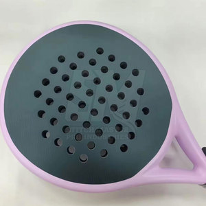 Raquette de padel de tournoi en matériau durable, légère, en fibre de carbone, design diamant, absorption des chocs, écologique, poignée confortable - Product Image 5