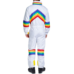 Combinaison de ski unisexe de haute qualité, imperméable et respirante, avec fermeture éclair, tendance, en nylon/coton, personnalisable - Product Image 2