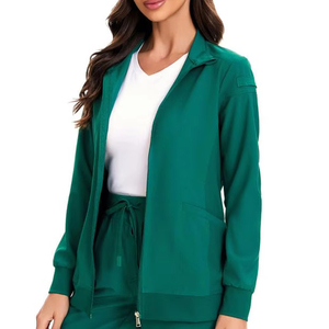 Offre Spéciale – Blouse Médicale d'Infirmière à Col en V, Hauts d'Uniforme d'Hôpital à Manches Longues pour Femmes - Product Image 2