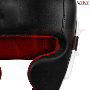 Équipement de protection pour arts martiaux personnalisé, multicolore, noir, blanc, rouge, design ergonomique, protège-tête pour adulte - Product Image 6