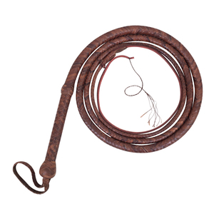 Látigos de Cuero Artesanales Clásicos para Colección y Exhibición, Diseño Trenzado de Cuero Hecho a Mano, Tradicional - Product Image 1