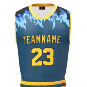 Uniformes de Baloncesto Sublimados Personalizados con MOQ Bajo, Tallas Grandes, Impresos, Transpirables, de Secado Rápido, sin Mangas, Ropa Deportiva - Product Image 5