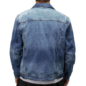 แจ็คเก็ตยีนส์ผู้ชายสีพื้นคุณภาพสูง แห้งเร็ว กันน้ำ กันลม ระบายอากาศได้ดี สวมใส่สบาย มีฮู้ด - Product Image 3