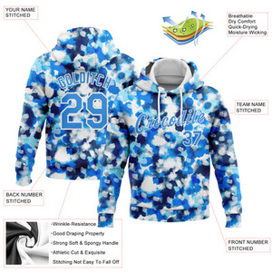 เสื้อฮู้ดดิจิตอลซับลิเมชั่นแบบใหม่ ผลิตจากโพลีเอสเตอร์ พิมพ์ลายได้ทั่วตัว รับผลิตตามสั่ง - Product Image 2