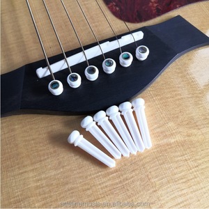 Chevilles de pont de guitare rondes polies, modernes, rustiques et écologiques en résine, fabriquées à la main par ILAHI, 100 % résine de haute qualité ICORGP- - Product Image 6