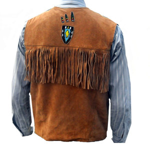 Men Suede Leather Suit <b>Vest</b> Western Cowboy Casual Single Breasted Waistcoat Top Quality Custom Made 2026 New Style <b>Vests</b> - Product Image 2