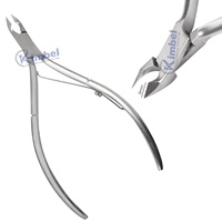 Professionnel de qualité supérieure longue lame 14mm pointe tranchante coupe-ongles à cuticules pince à ongles