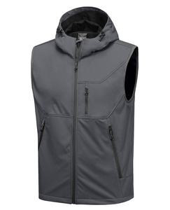 Unisex Gray Full-Zip O-Neck Sport Jacket Breathable Polyester Long Sleeve Winter Wear <b>Heated</b> Eco-Friendly Streetwear 250 GSM - Product Image 4