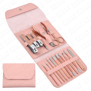 Stainless Steel Nail Grooming Kit Manicure <b>Pedicure</b> <b>Set</b> with Sharp Nail Clippers for Home Travel Use - Product Image 5