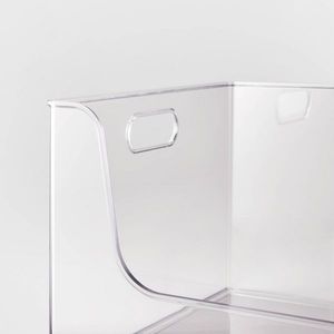 12\" X 12\" X 8\" All-Purpose Open Front <b>Plastic</b> <b>Storage</b> <b>Bin</b> - Product Image 2